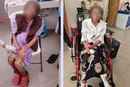 Video: Policías de Ecatepec rescatan a abuelita abandonada y enferma